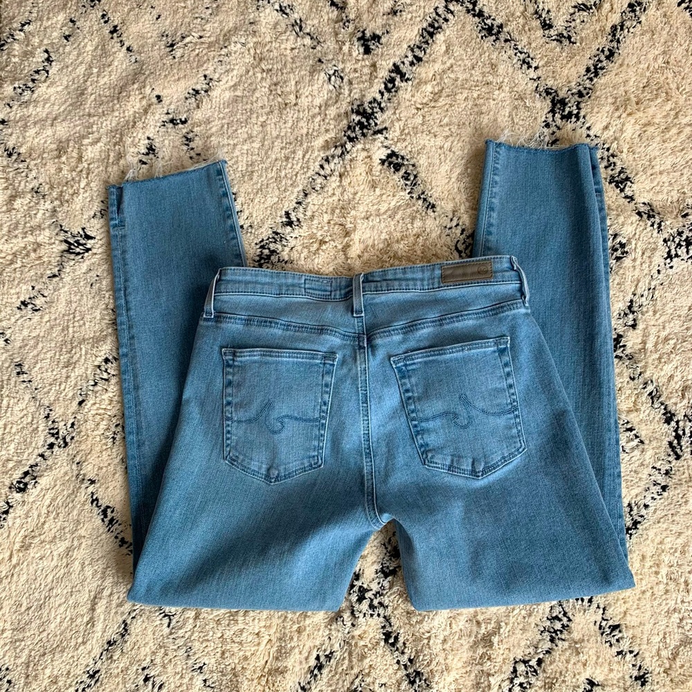AG straight leg denim crop jeans